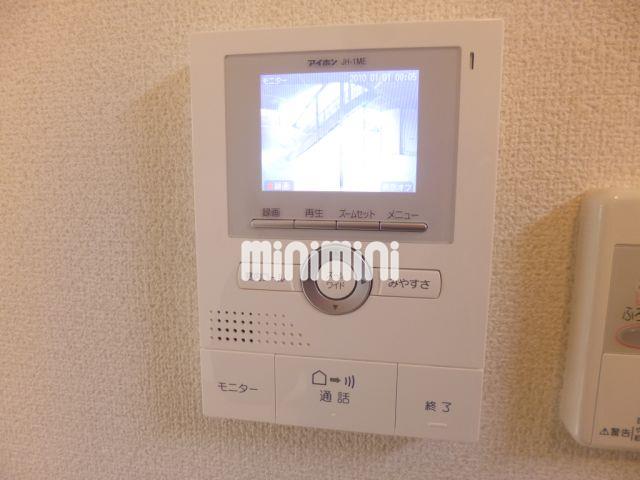 セキュリティ　ＴＶ付モニターホンで来訪者を確認できます
