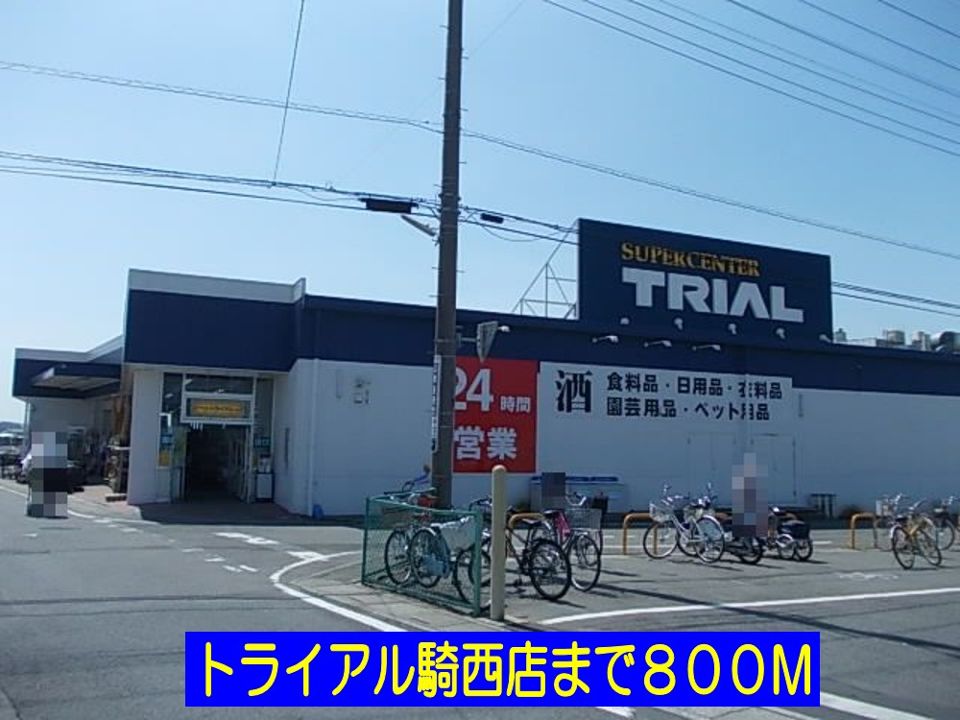 スーパー　トライアル騎西店（スーパー）まで800m
