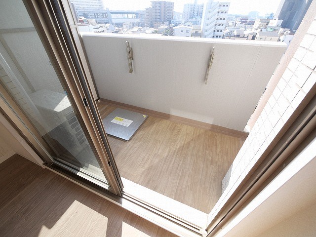 バルコニー　落ち着いた時間を過ごせるバルコニーです