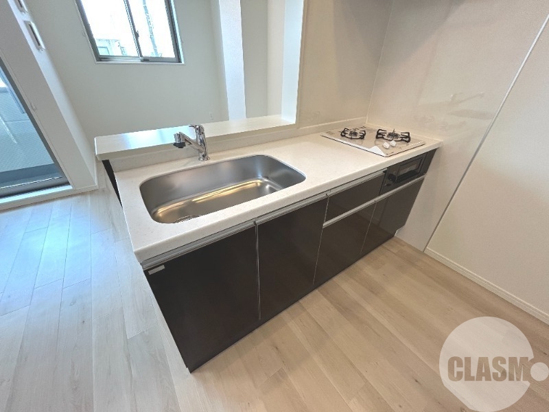 キッチン　２口コンロ＋グリル付きシステムキッチン♪