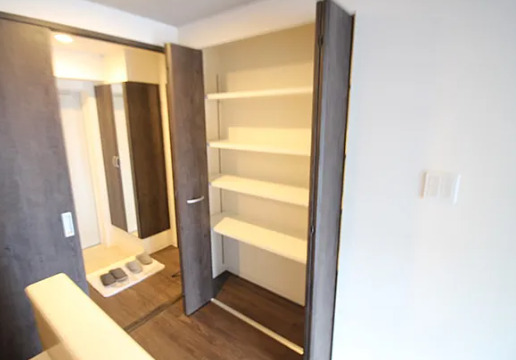 収納　十分な収納スペースがあります