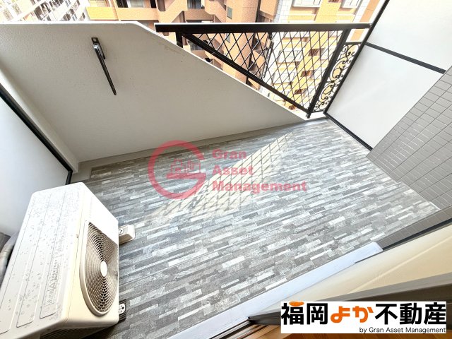 バルコニー　落ち着いた時間を過ごせるバルコニーです