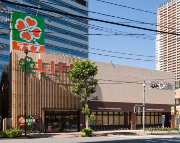 スーパー　ライフ東五反田店（スーパー）まで413m