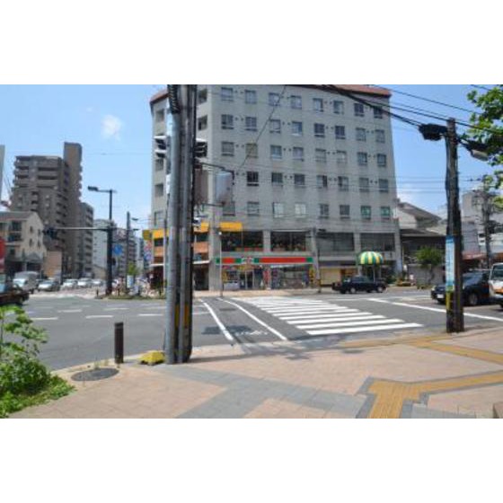 コンビニ　サンクス広島白島店（コンビニ）まで94m