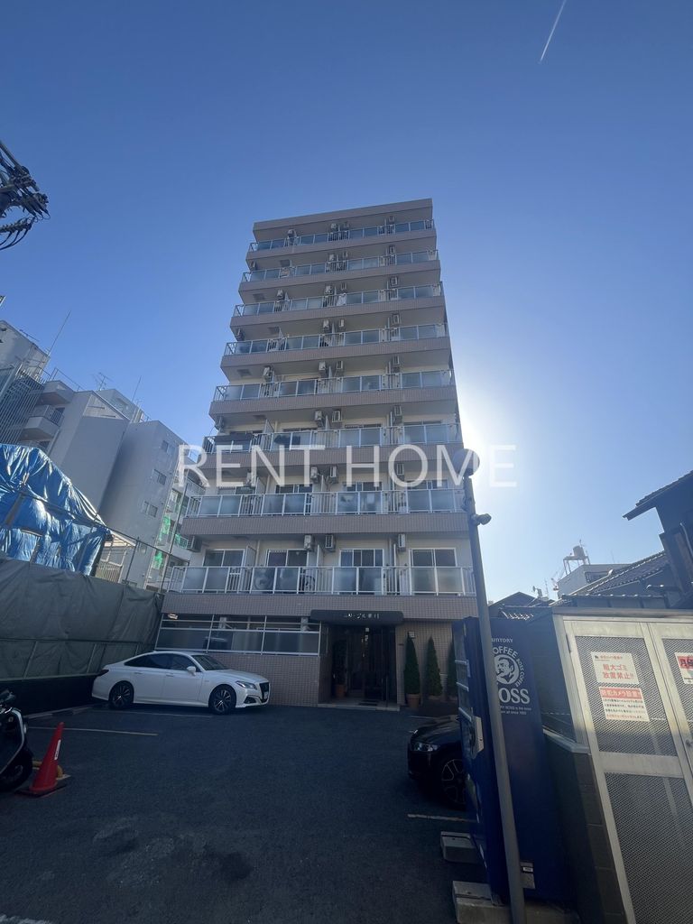建物外観　鉄骨造のマンションタイプです。