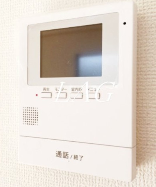 セキュリティ　モニター付きインターホンです。