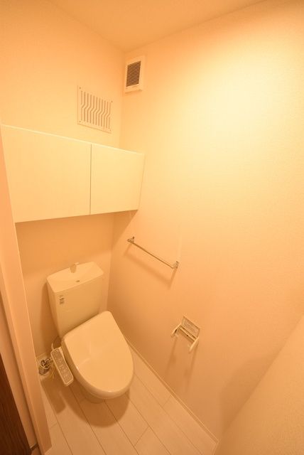 トイレ　トイレ内収納棚あります