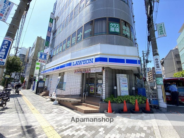 コンビニ　ローソン桃谷駅前店（コンビニ）まで45m