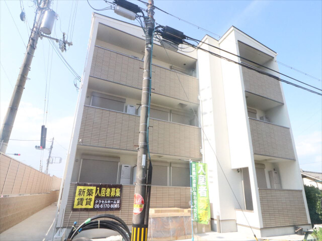 建物外観　2022年7月中旬から入居可能予定の新築物件です