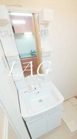 洗面設備　洗面台です。