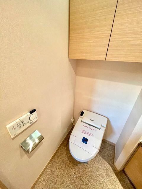 トイレ　ゆったりとした空間のトイレです