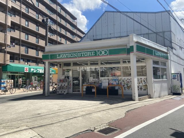 コンビニ　ローソンストア100 LS若江岩田店（コンビニ）まで421m