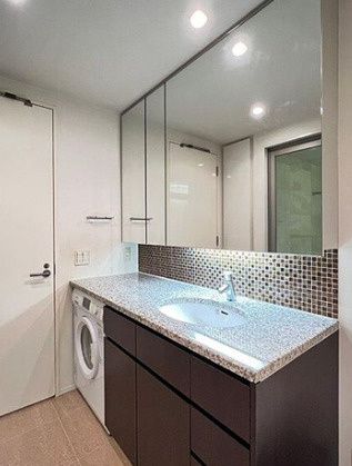 洗面設備　別タイプ部屋　参考写真です