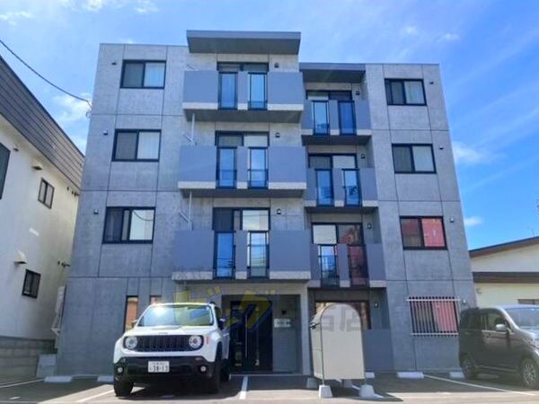 建物外観　Ｗｉ－Ｆｉ付きネット無料採用の１ＬＤＫマンションです♪