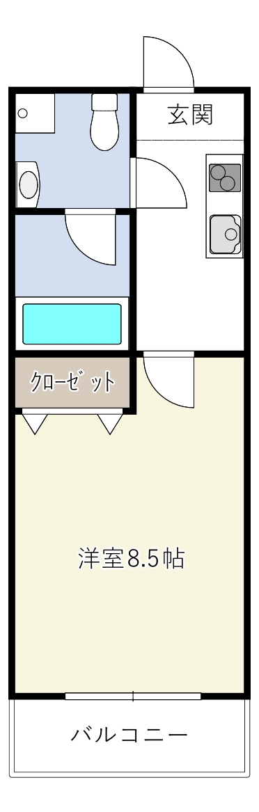 INOVE若江北の間取り写真