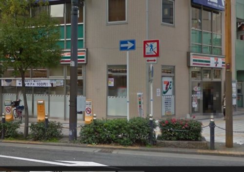 コンビニ　セブンイレブン大阪肥後橋駅前店（コンビニ）まで520m