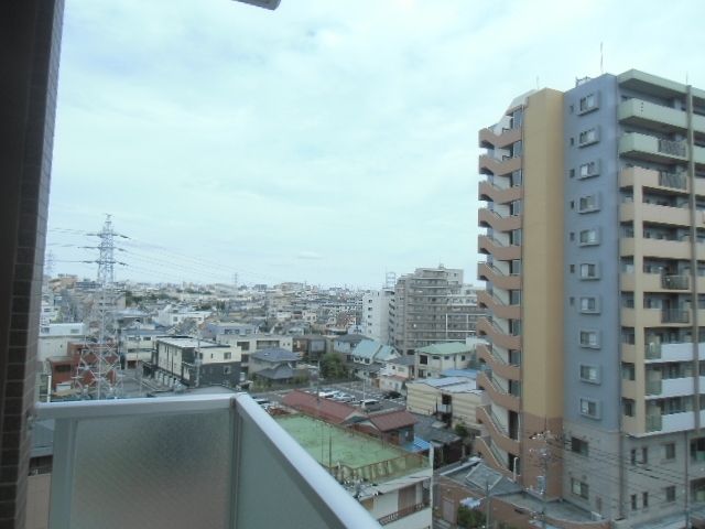 眺望　南向きのバルコニー