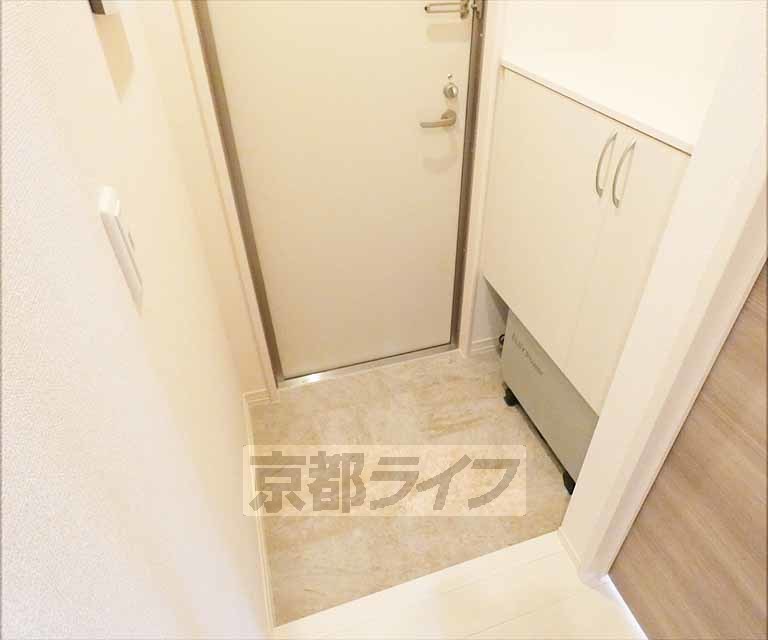 玄関　シューズボックスは備え付けになります。