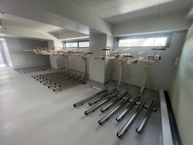駐車場　駐輪場です