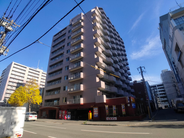 建物外観　札幌市北区北六条西「朝日プラザ偕楽園」