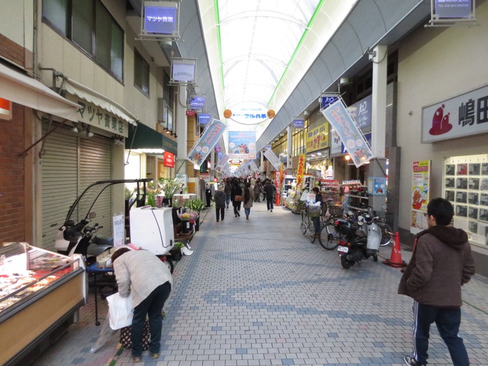 スーパー　水道筋商店街（スーパー）まで250m