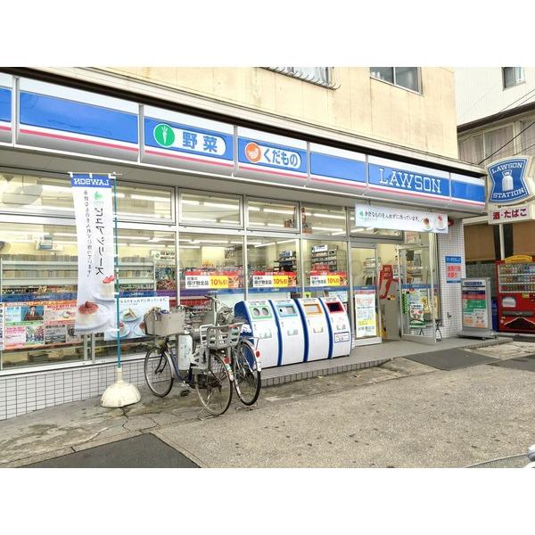 コンビニ　ローソン 汐見運河店（コンビニ）まで487m