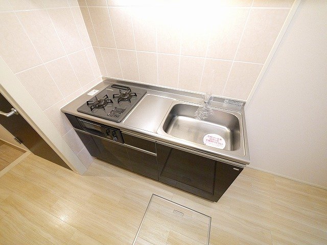 キッチン　落ち着いた色がおしゃれなキッチンです