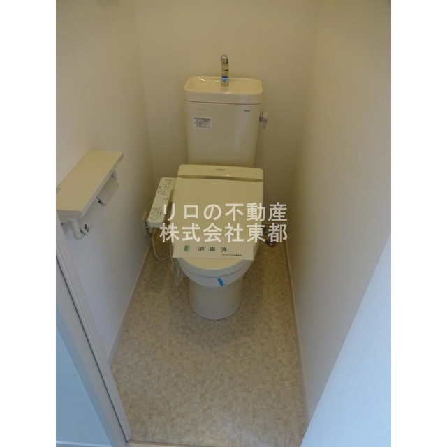 トイレ　洗浄便座付です！