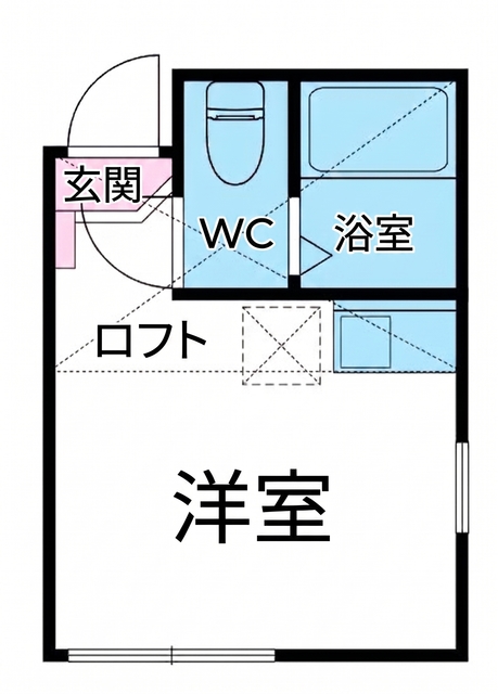 ユナイト横浜オリヴェイラの間取り写真