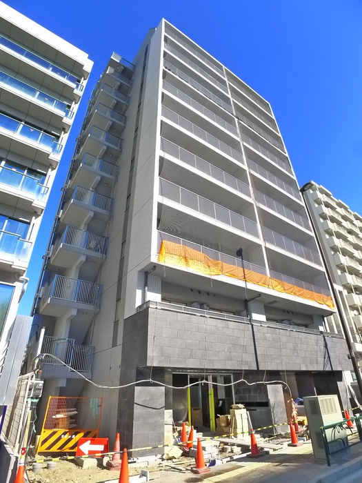 建物外観　建築中