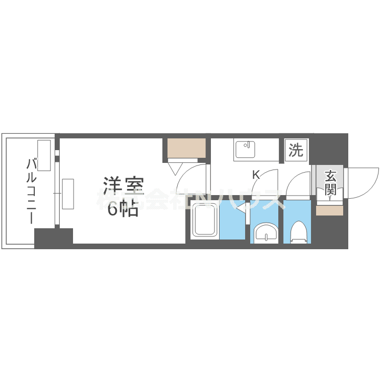 プレサンス鶴橋トレヴィエの間取り写真