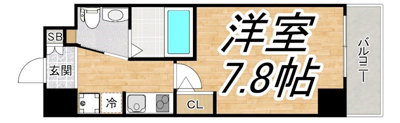 セレニテ本町グランデの間取り写真