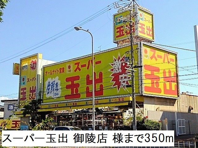 スーパー　スーパー玉出 御陵店様（スーパー）まで350m