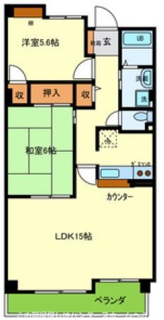 グリーンバーベナ小林の間取り写真