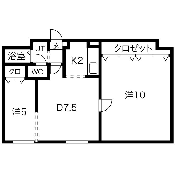 セントラル6の間取り写真