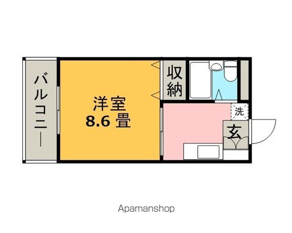 コーポ加月の間取り写真