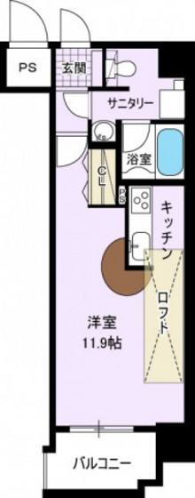 グランドポレストーネ大手町弐番館の間取り写真