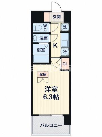 セレニテ蒲生四丁目駅前アリエの間取り写真