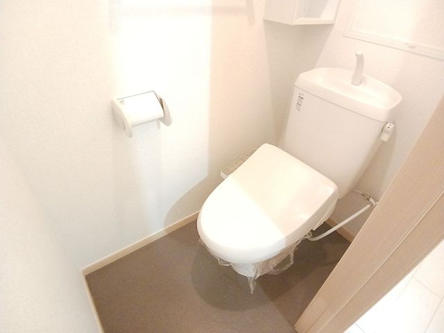 近鉄橿原線 八木西口駅 徒歩14分 2階建 築17年のトイレ写真