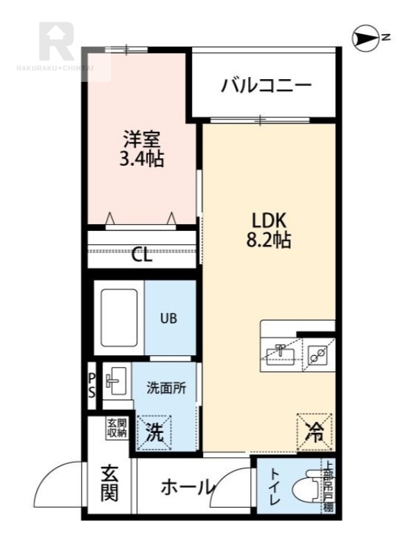 パロス西堤の間取り写真
