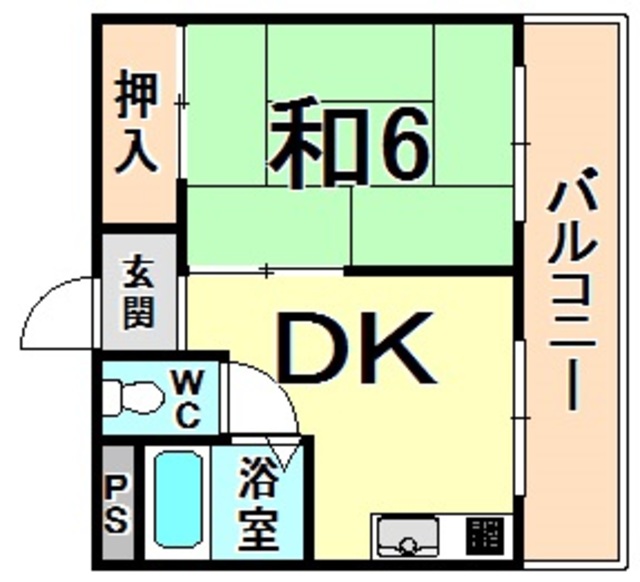 竹馬ビルの間取り写真