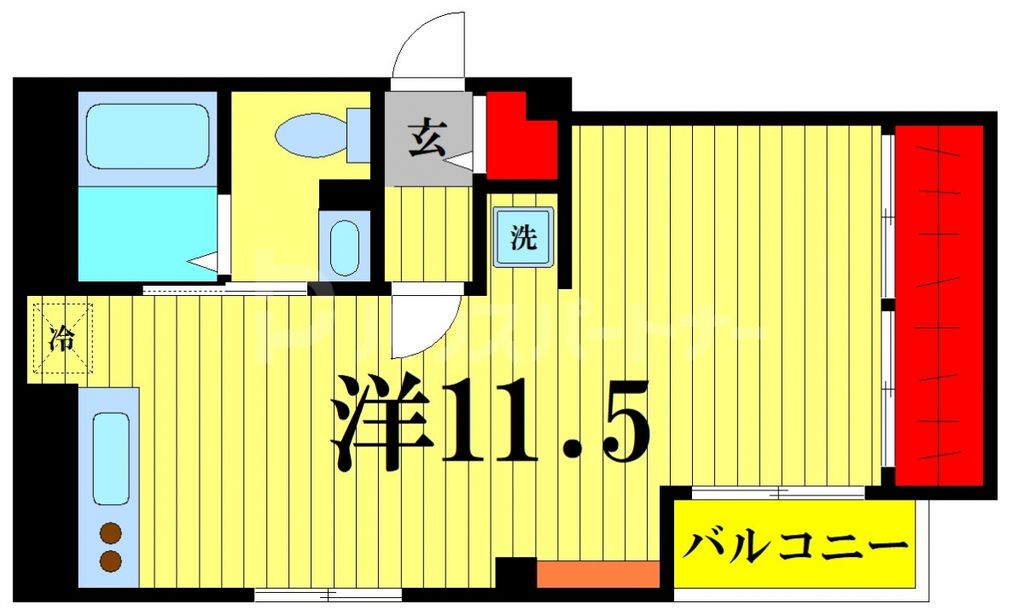 都営新宿線 西大島駅 徒歩3分 5階建 築9年の間取り写真