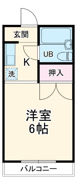 ハイツ槇の間取り写真