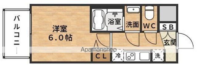ＪＲ東海道本線 塚本駅 徒歩3分 14階建 新築の間取り写真