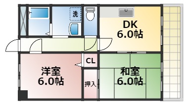 ライフステージ緑橋の間取り写真