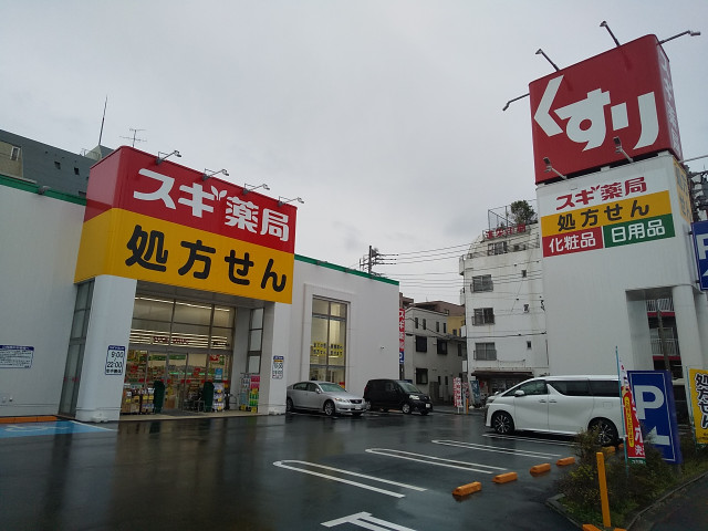 ドラックストア　スギドラッグ　多摩川大橋店（ドラッグストア）まで750m