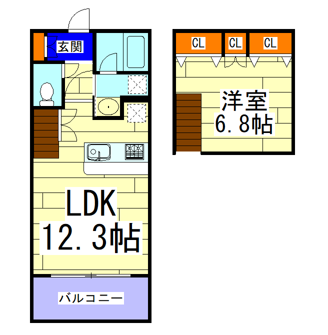 EST・Hの間取り写真