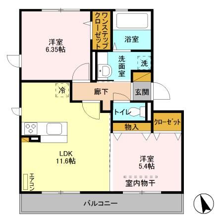 レセンテ小仲台の間取り写真