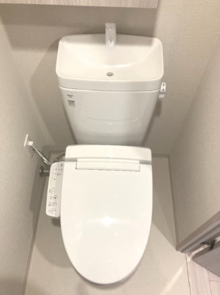 都営浅草線 東銀座駅 徒歩7分 10階建 築3年のトイレ写真