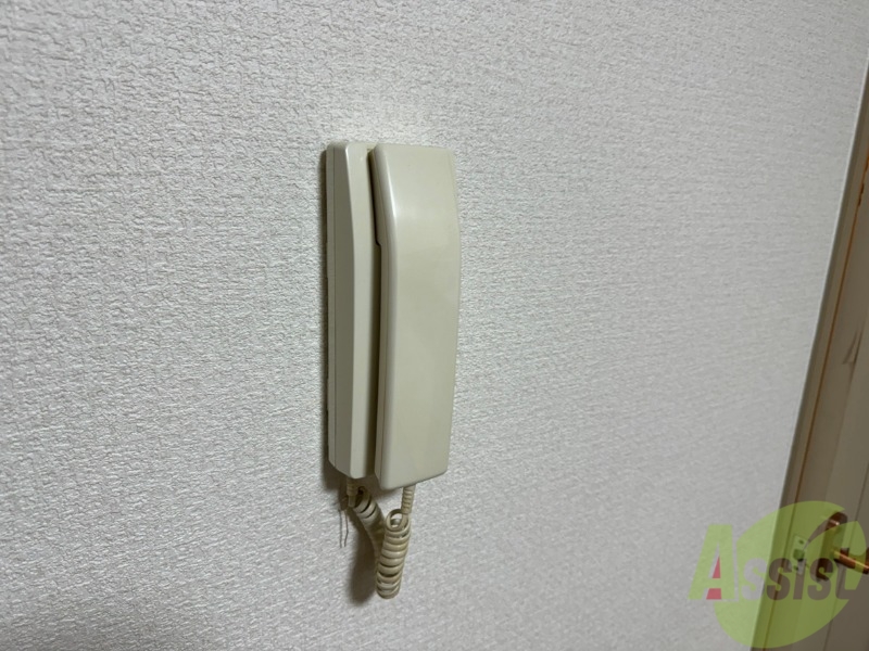 セキュリティ　インターホンがついてるのは安心で嬉しいですね！